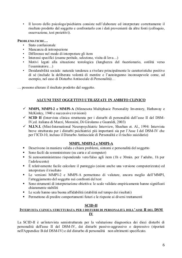SCARICARE QUESTIONARIO MMPI 2